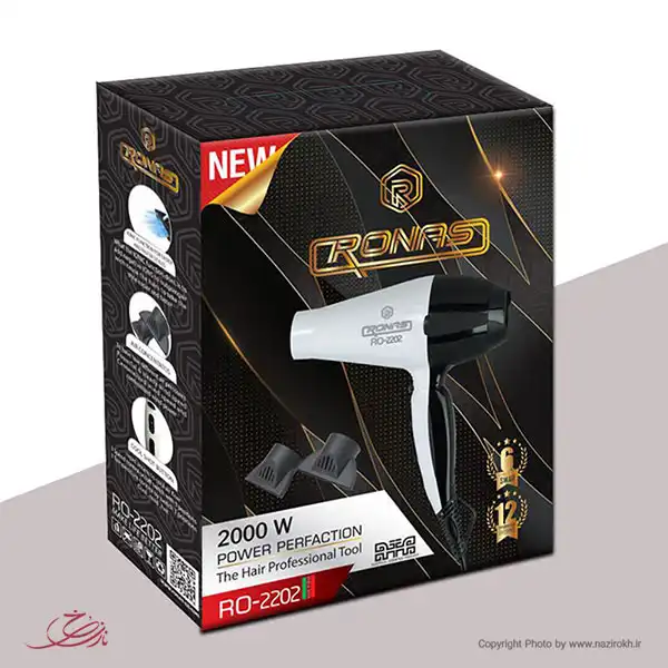 Ronas professional hair dryer model RO-2202