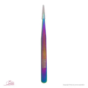 Eyelash extension pliers salon model flat head