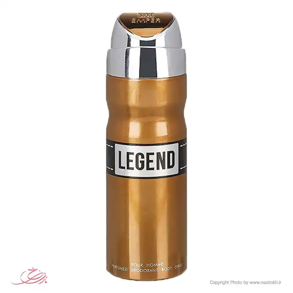 Men's body spray, model Legend, volume 200 ml