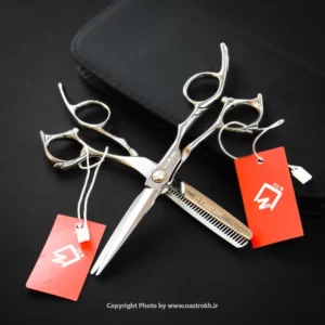 ست قیچی کات و پیتاژ نقره ای
