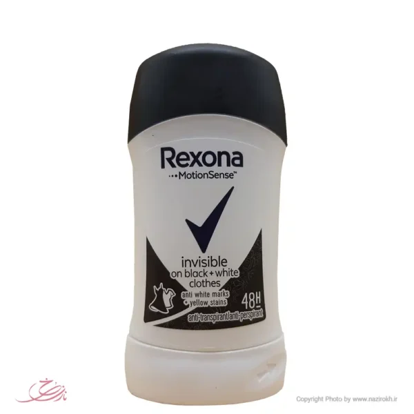 مام صابونی زنانه رکسونا Rexona مدل BLACK+WHITE حجم 40 میلی لیتر