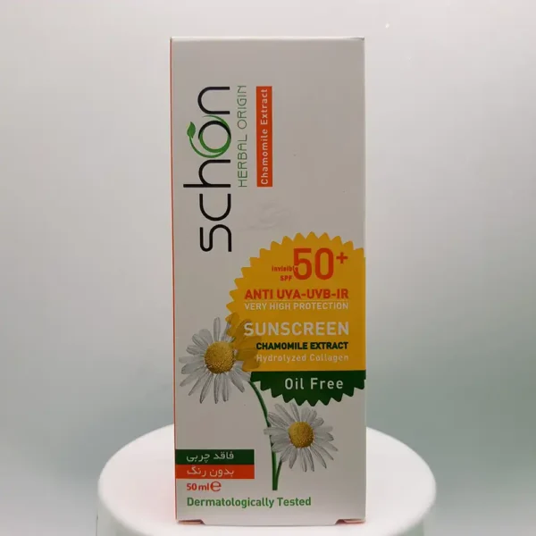 کرم ضد آفتاب شون فاقد چربی بی رنگ SPF 50