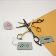 ست قیچی کات و پیتاژ تایگر طلایی مشکی