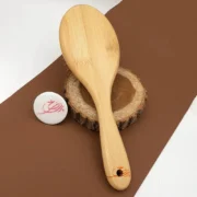 برس مو چوبی بیضی بامبو