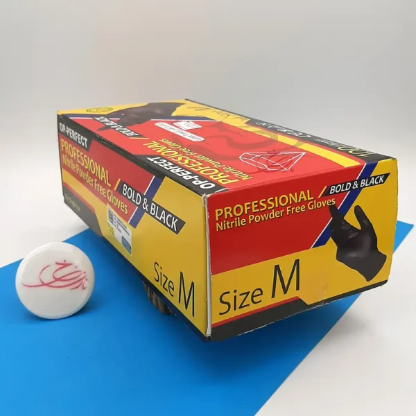 دستکش لاتکس مشکی OP-PERFECT سایز M