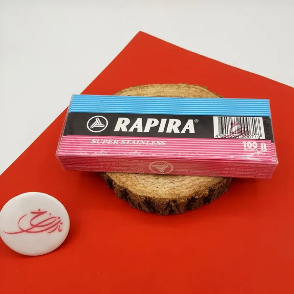 تیغ اصلاح سنتی راپیرا 100 عددی