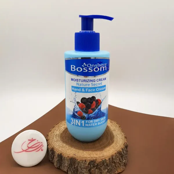 کرم دست و صورت بوسوم عصاره بلوبری پمپی 250 میل