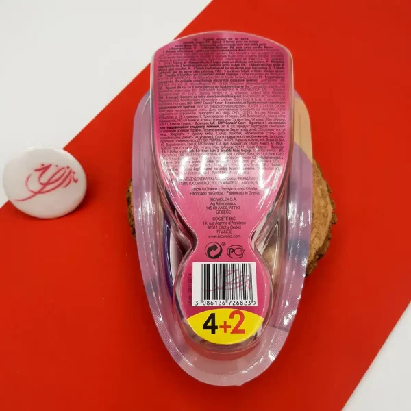 خودتراش زنانه 3 لبه بیک Soleil Scent بسته 6 عددی