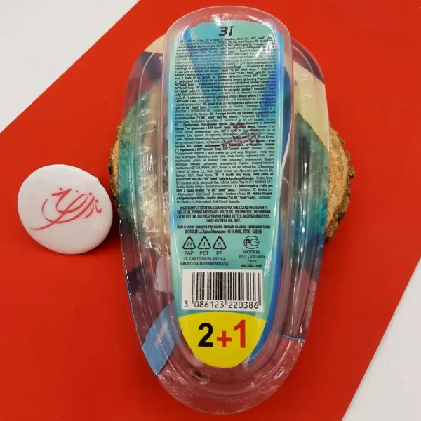 خودتراش زنانه 4 لبه بیک Soleil Bella بسته 3 عددی