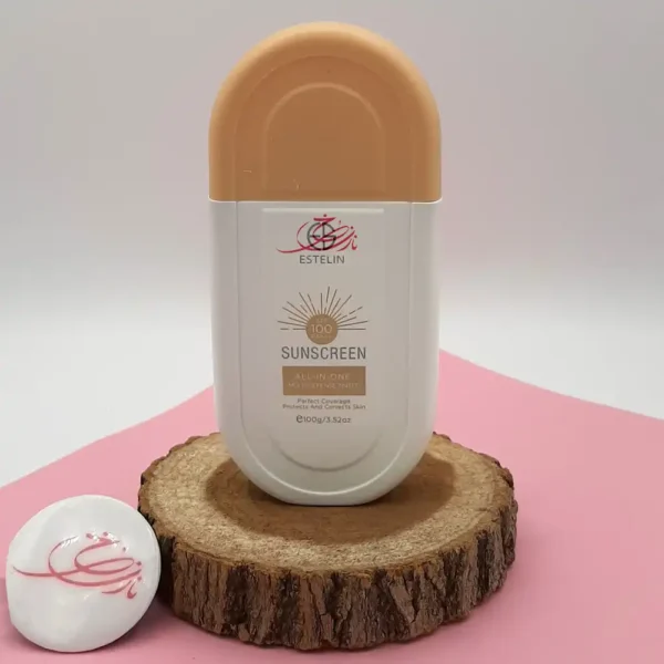 ضدآفتاب SPF100 رنگی چندکاره استلین 100 گرم