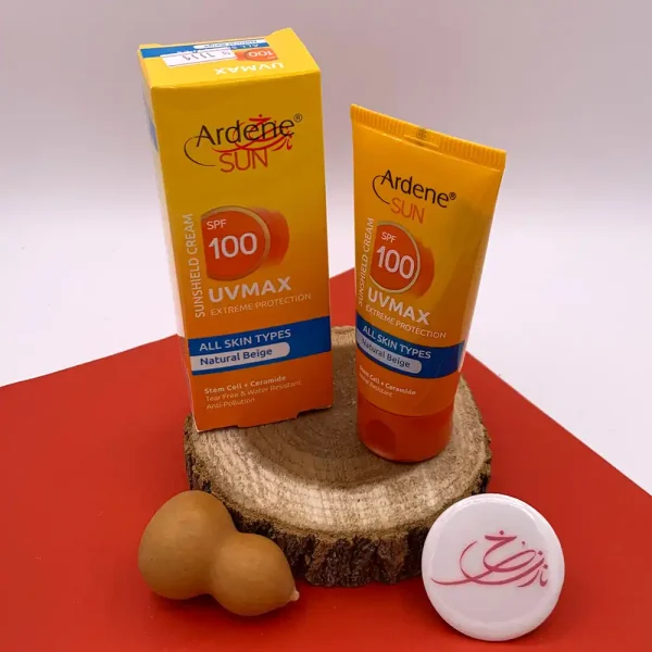 ضد آفتاب SPF 100 بژ طبیعی انواع پوست آردن 50 میل