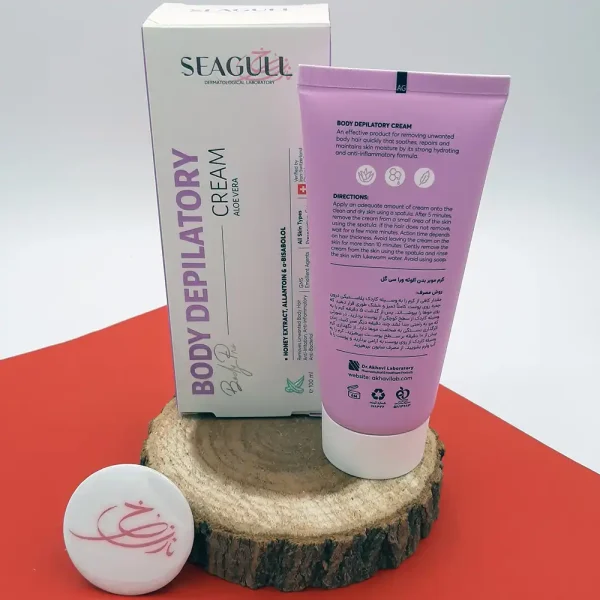 کرم موبر بدن سی گل عصاره آلوئه ورا 100 میل