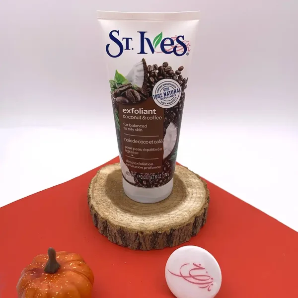 اسکراب و ماسک صورت ملایم قهوه و نارگیل سینت ایوز 170 گرمی