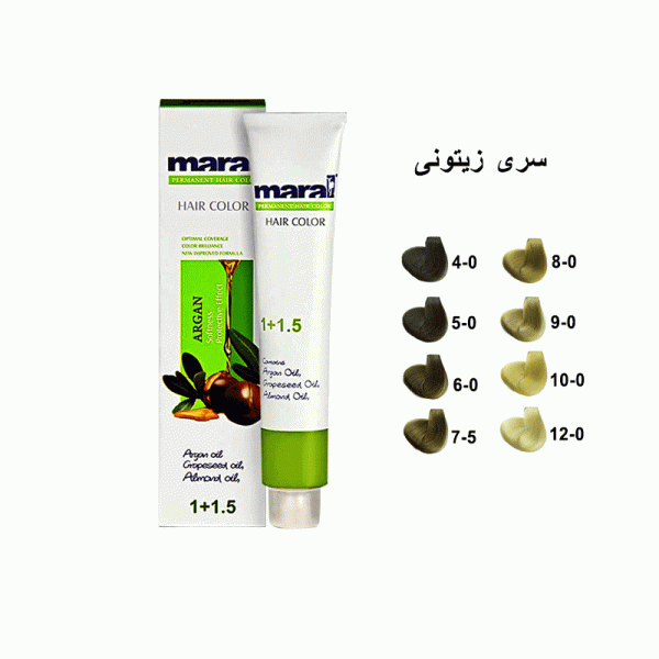 رنگ مو مارال سری زیتونی حجم 100 میلی لیتر