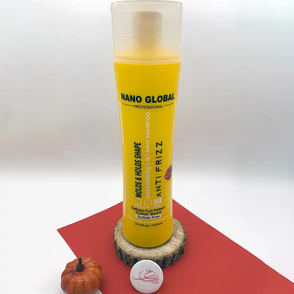 شامپو ضد وز و اکتیواتور فر نانو گلوبال زرد 1000 میل