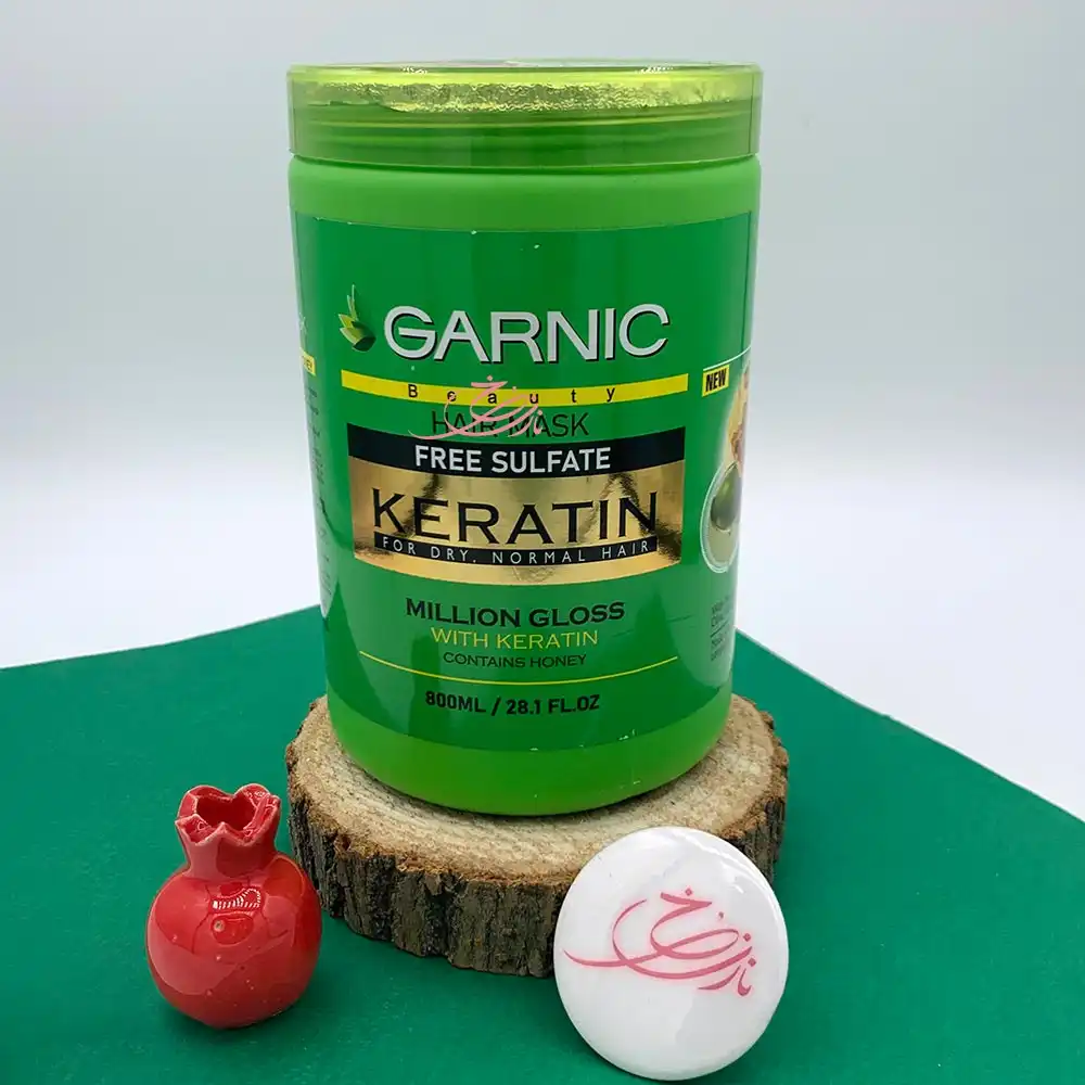 ماسک مو باآبکشی کراتینه گارنیک عسل طبیعی و روغن زیتون سبز 800 میل ماسک مو باآبکشی کراتینه گارنیک عسل طبیعی و روغن زیتون سبز 800 میل