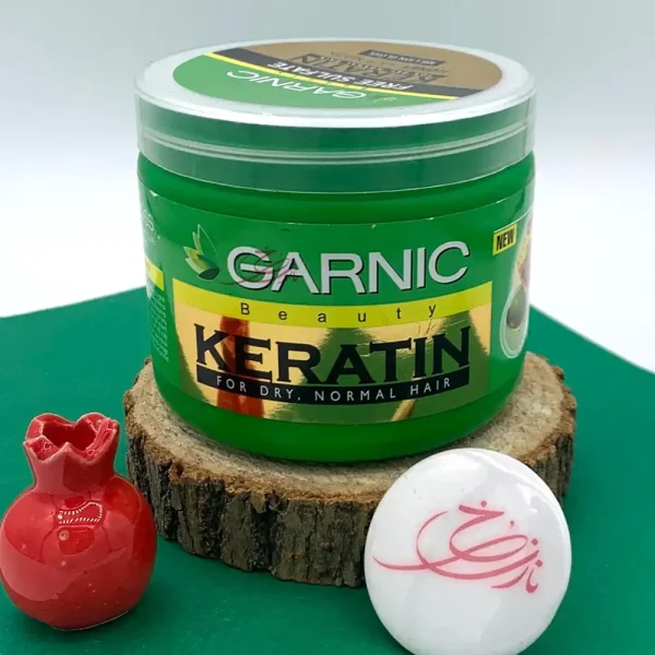 ماسک مو باآبکشی کراتینه گارنیک عسل طبیعی و روغن زیتون سبز 400 میل