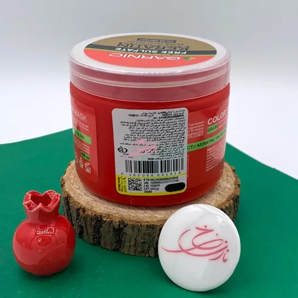 ماسک مو باآبکشی کراتینه گارنیک آرگان قرمز 400 میل