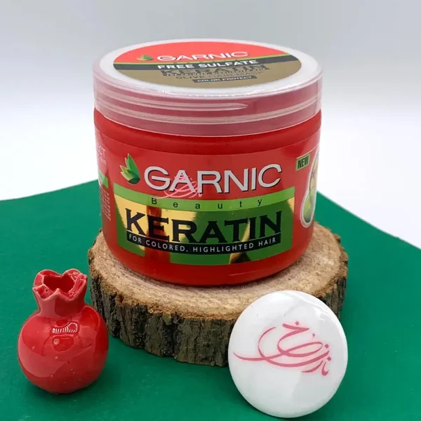 ماسک مو باآبکشی کراتینه گارنیک آرگان قرمز 400 میل