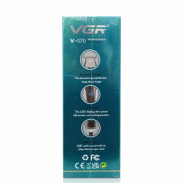 ماشین اصلاح وی جی آر V-070 مشکی