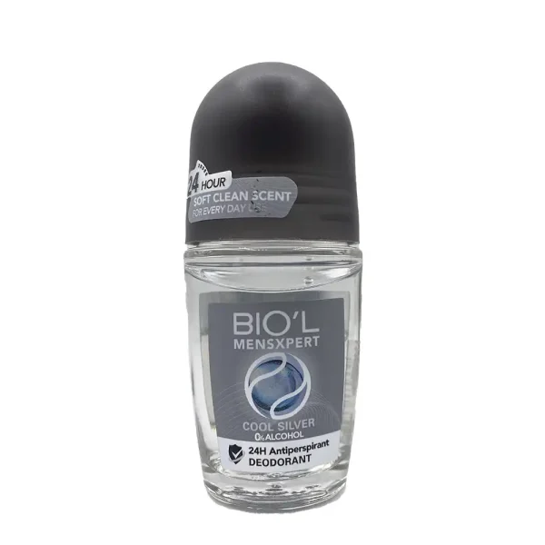 مام رول مردانه بیول COOL SILVER حجم 50 میلی لیتر