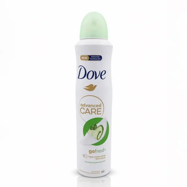 اسپری بدن داو زنانه Go Fresh خیار و چای سبز 250 میلی لیتری
