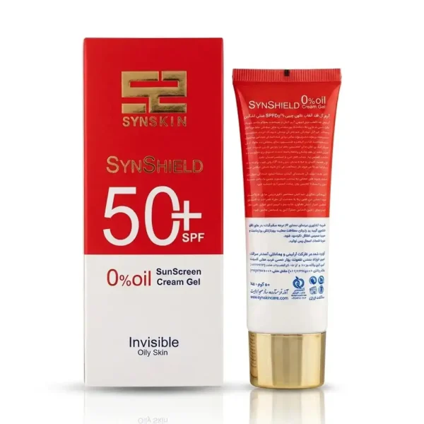 ضدآفتاب SPF50+ ساین اسکین فاقد چربی بی رنگ 50 گرمی