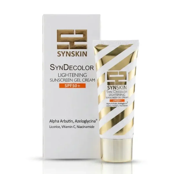 ژل کرم ضد آفتاب SPF50+ روشن‌کننده ساین دکلر ساین اسکین 40 گرمی