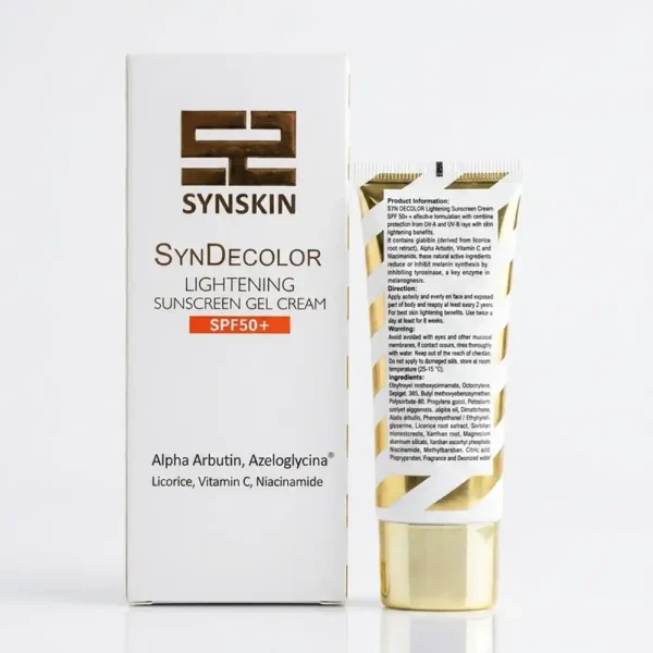 ژل کرم ضد آفتاب SPF50+ روشن‌کننده ساین دکلر ساین اسکین 40 گرمی