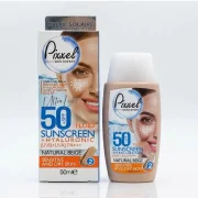 ضد آفتاب SPF 50+ فلوئیدی بژ طبیعی پیکسل انواع پوست 50 میلی لیتری