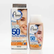 ضد آفتاب پیکسل بژ روشن پوست خشک و حساس SPF 50+ فلوئیدی 50 میلی لیتری