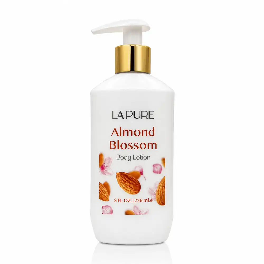 لوسیون بدن لپیور (La Pure) مدل شکوفه بادام (Almond Blossom) آبرسان و لطافت‌بخش حجم ۲۳۶ میلی‌لیتر