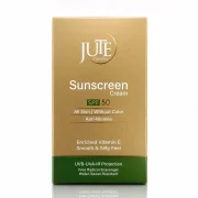 کرم ضد آفتاب SPF 50 بی رنگ ژوت انواع پوست ضد چروک 40 میلی لیتری