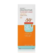 کرم ضد آفتاب SPF 50+ رنگی تیره نئودرم پروتکتیو پوست نرمال و خشک 50 میلی لیتری
