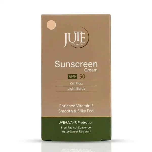 کرم ضد آفتاب SPF 50 ژوت فاقد چربی بژ روشن 40 میلی لیتری