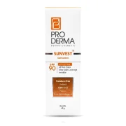 کرم ضد آفتاب SPF 90 ضد چروک پرودرما بی رنگ 40 گرمی