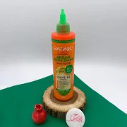 کرم موی بدون آبکشی گارنیک GARNIC مدل Argan Sleek Shine محافظ حرارت و تغذیه کننده موهای خشک حجم 300 میلی لیتر
