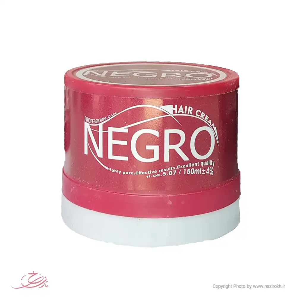 کرم-مو-نگرو.webp کرم مو نگرو NEGRO حجم 150 میلی لیتری - تصویر 1