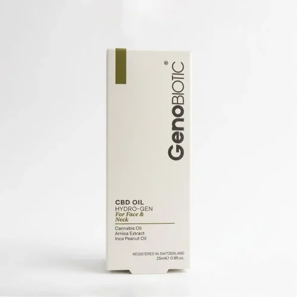 روغن CBD صورت و گردن ژنوبایوتیک ۲۵ میلی لیتری