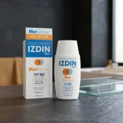ضدآفتاب SPF50 روشن‌کننده ایزدین پرو بلو بلاکر ۵۰ میلی لیتری