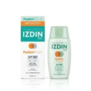 ضدآفتاب SPF50 فلوئید مات‌کننده ایزدین پرو پوست چرب و جوش‌دار 50 میلی لیتری