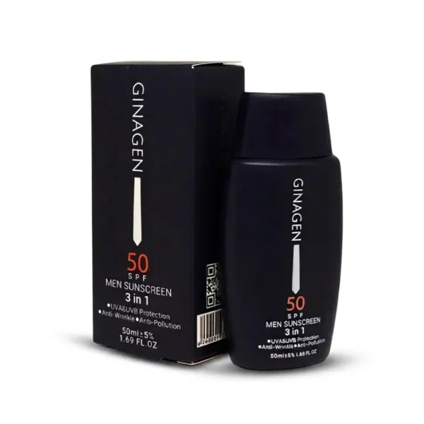 ضدآفتاب آقایان ژیناژن SPF50 حجم 50 میلی لیتری