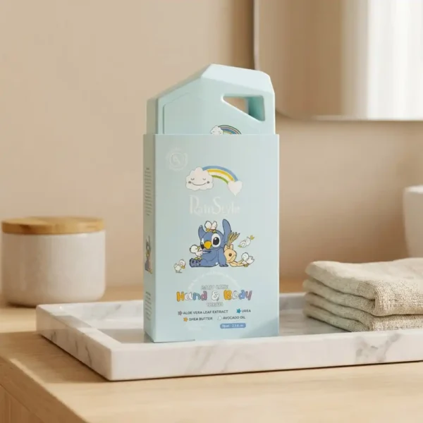 کرم دست و بدن کودک رین استایل آبی 70 میلی لیتری
