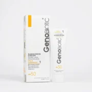 کرم ضدآفتاب SPF50 بی‌رنگ ژنوبایوتیک پوست چرب و مختلط (کد ۱) 50 میلی لیتری