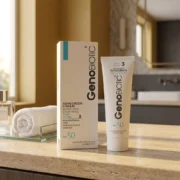 کرم ضدآفتاب SPF50 ژنوبایوتیک بژ روشن پوست خشک و نرمال کد 3 50 میلی لیتری