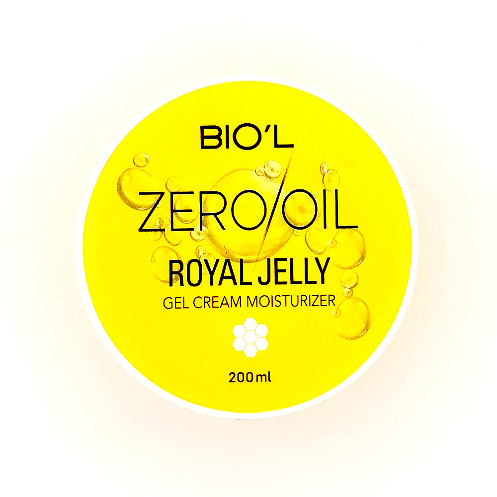 ژل کرم آبرسان بیول BIO’L مدل زیرو اویل Zero Oil حاوی ژل رویال کاسه ای حجم ۲۰۰ میلی لیتر