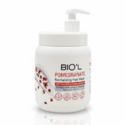 ماسک موی بیول BIO'L انار مناسب موهای رنگ شده (با آبکشی) حجم 800 میلی لیتر