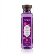 شامپو بدن ژلی ویت یو (WITH YOU) مدل پینک پیونی (Pink Peonies) حجم 250 میلی‌لیتر