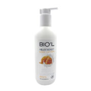 لوسیون مرطوب کننده بدن بیول (BIOL) مدل شیر عسل (MILKY Honey) مناسب پوست خیلی خشک حجم 250 میلی لیتری