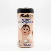 دستمال مرطوب پاک کننده کودک پدیده قوطی استوانه‌ای ۷۰ عددی